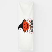 Banderoles Treck Trat Citrouille Sourire (Vertical)