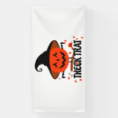 Banderoles Treck Trat Citrouille Sourire (Verticale)