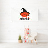 Banderoles Treck Trat Citrouille Sourire (Insitu)