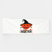 Banderoles Treck Trat Citrouille Sourire (Horizontal)