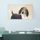 Banderoles Treeing Walker Coonhound Peinture - Art original (Salon professionnel)