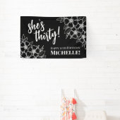 Banderoles Trente-trentaine fête d'anniversaire (Insitu)