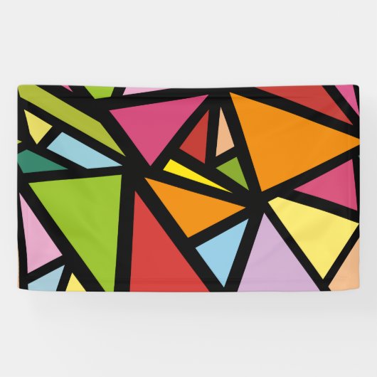 Banderoles Triangles colorés motif 3 (Horizontal)