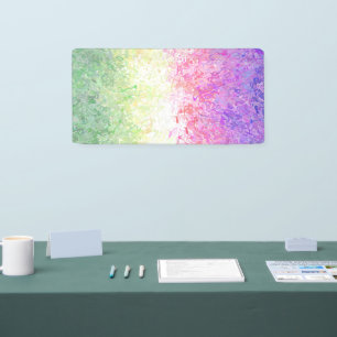 Banderoles Trippy Super Boho Abstrait Genderdoe Pride Indicat