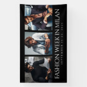 Banderoles Triptyque de 3 images élégantes, Semaine de la mod (Verticale)