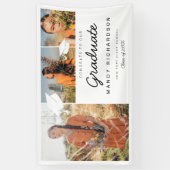 Banderoles Trois Félicitations Collage de photos à la fin de  (Vertical)