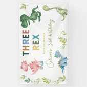 Banderoles Trois Rex troisième anniversaire (Vertical)