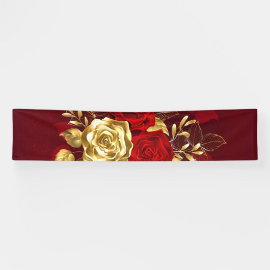 Banderoles Trois Roses de bijoux (Horizontal)