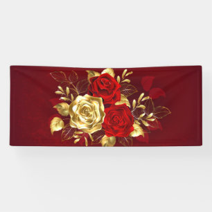 Banderoles Trois Roses de bijoux