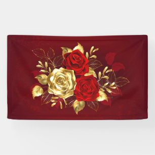Banderoles Trois Roses de bijoux