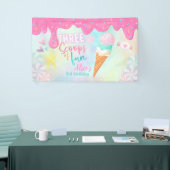 Banderoles Trois Scoops de Fun (Salon professionnel)