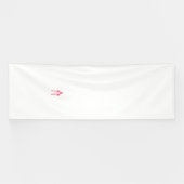 Banderoles Trois sucettes dans les tons rouge et rose contre (Horizontal)