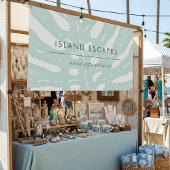 Banderoles Tropical Botanical Monstera Leaf Business