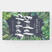 Banderoles Tropical feuille de palme script nuptiale virtuell (Horizontal)