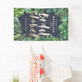 Banderoles Tropical feuille de palme script nuptiale virtuell (En situation)