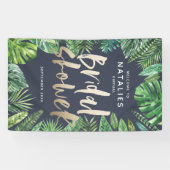 Banderoles Tropical feuille de palme script nuptiale virtuell (Horizontal)