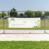 Banderoles Tropical Margaritas & Tacos Engagement Party (En situation)