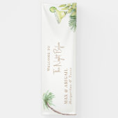 Banderoles Tropical Margaritas & Tacos la Nuit Précédente (Vertical)