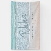 Banderoles Tropical Ocean & Sandy Beach Bijouterie (Vertical)