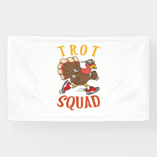 Banderoles Trot Squad Chemise Thanksgiving Turquie Trot Costu