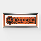 Banderoles Trucs & Traitements Halloween Blanc BKG (Horizontal)