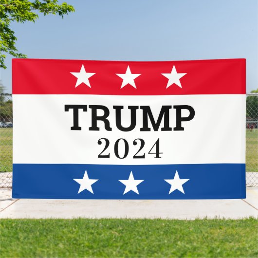 Banderoles Trump 2024 (Dehors)