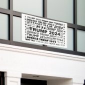 Banderoles Trump 2024 (Bâtiment extérieur)
