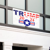 Banderoles Trump 2024 (Bâtiment extérieur)