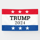 Banderoles Trump 2024 (Horizontal)