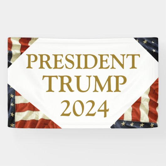 Banderoles Trump 2024 (Horizontal)