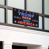 BANDEROLES TRUMP 2024 SAVE AMERICA (Bâtiment extérieur)