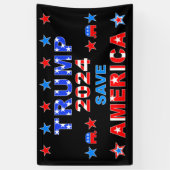 BANDEROLES TRUMP 2024 SAVE AMERICA (Vertical)