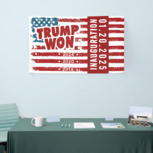 Banderoles Trump a gagné 2024