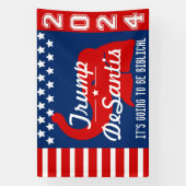 BANDEROLES TRUMP DESANTIS 2024 BIBLICAL (Verticale)