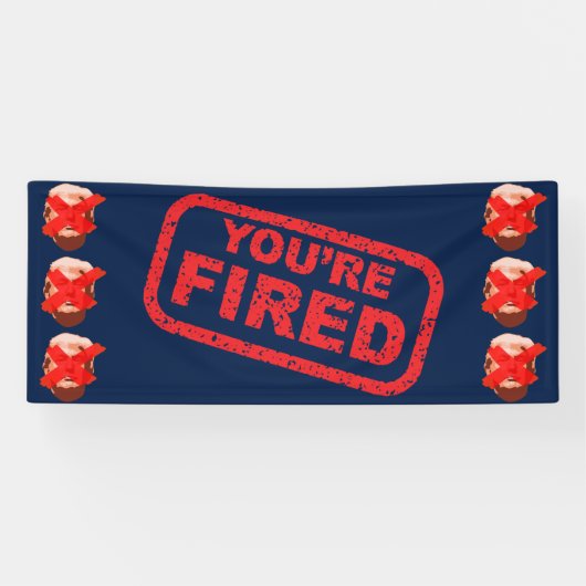 Banderoles Trump, le parti de l'impeachment (Horizontal)