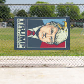 Banderoles Trump - nous allons dépasser (En situation)