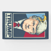 Banderoles Trump - nous allons dépasser (Horizontal)