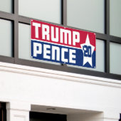 Banderoles Trump/Pence 2020 (Bâtiment extérieur)