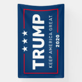 Banderoles Trump PEUT CHANGER D'ANNÉE À Garder l'Amérique gra (Verticale)