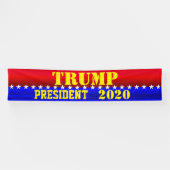 Banderoles TRUMP pour le président (Horizontal)
