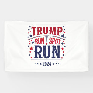 Banderoles Trump Run Spot Run Funny Election Debate