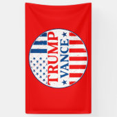 Banderoles Trump Vance (Vertical)