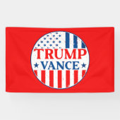Banderoles Trump Vance (Horizontal)