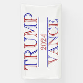 Banderoles Trump Vance 2024 (Verticale)