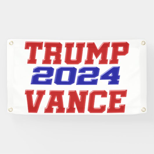 Banderoles Trump Vance 2024 (Horizontal)