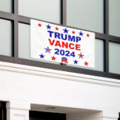 Banderoles Trump Vance 2024 (Bâtiment extérieur)