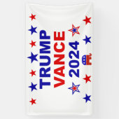 Banderoles Trump Vance 2024 (Vertical)