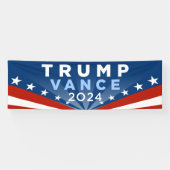 Banderoles Trump Vance 2024 (Horizontal)