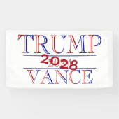 Banderoles Trump Vance 2024 - 2028? (Horizontal)