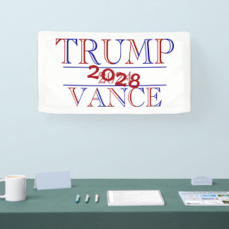Banderoles Trump Vance 2024 - 2028?